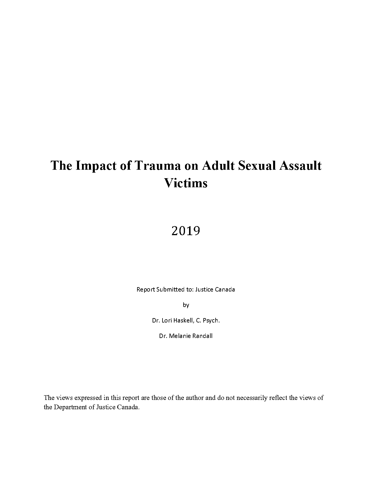 sexual assault trauma nad informed consent