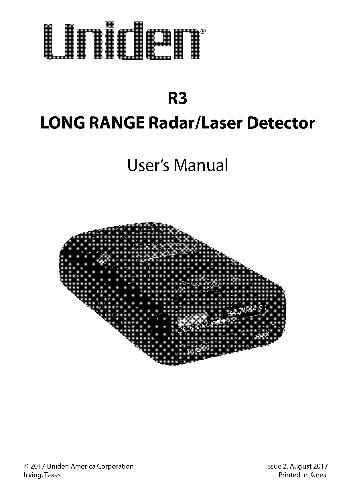 uniden dash camera manual