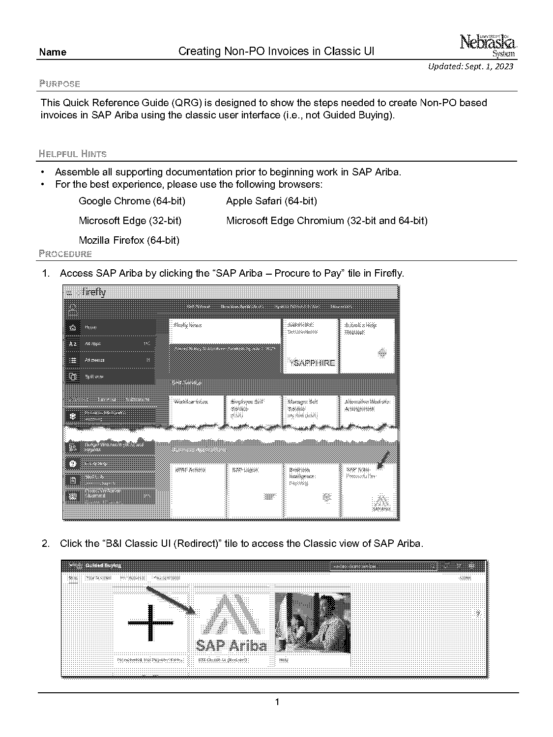 non po invoice in ariba