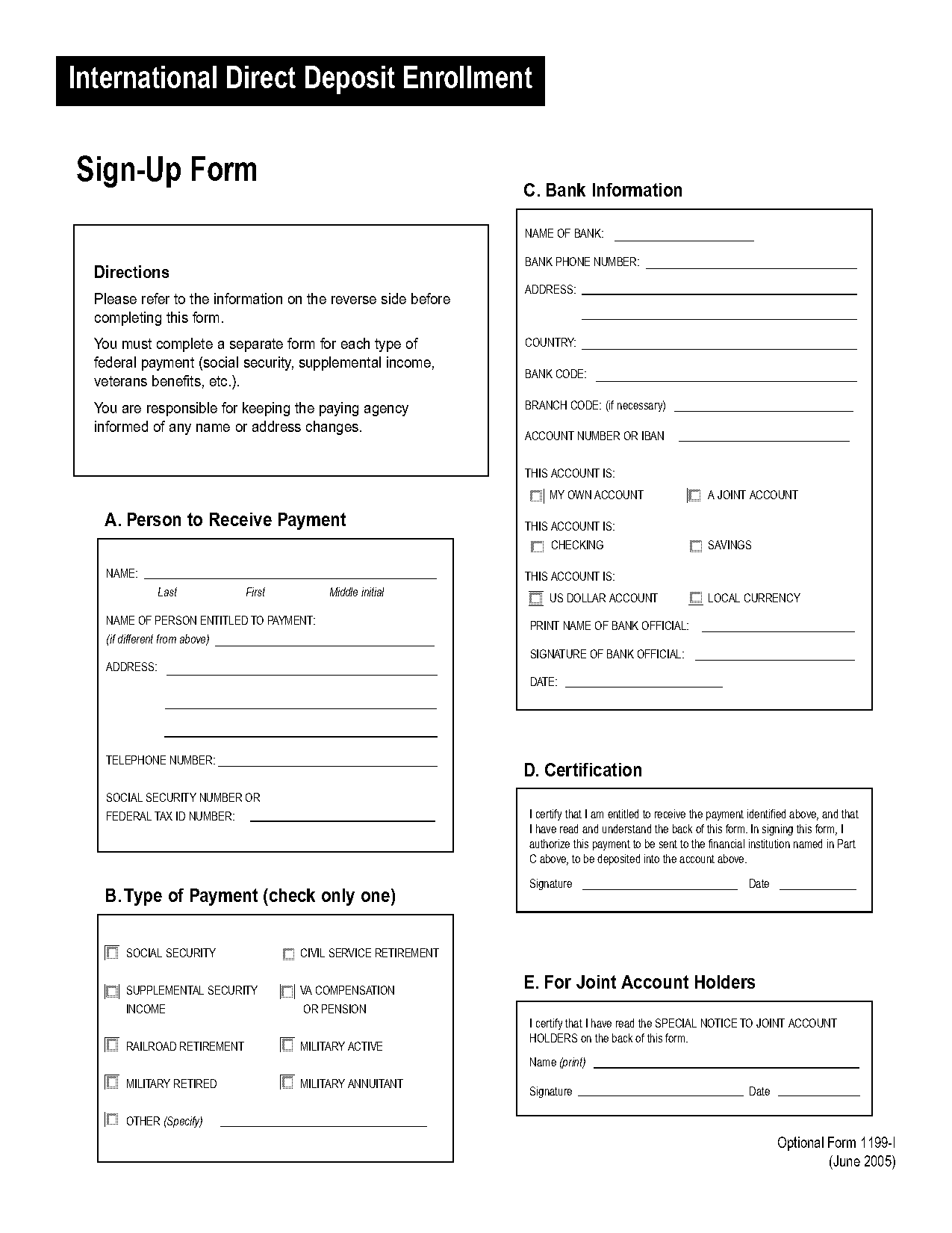 united states banks international deposit agreement