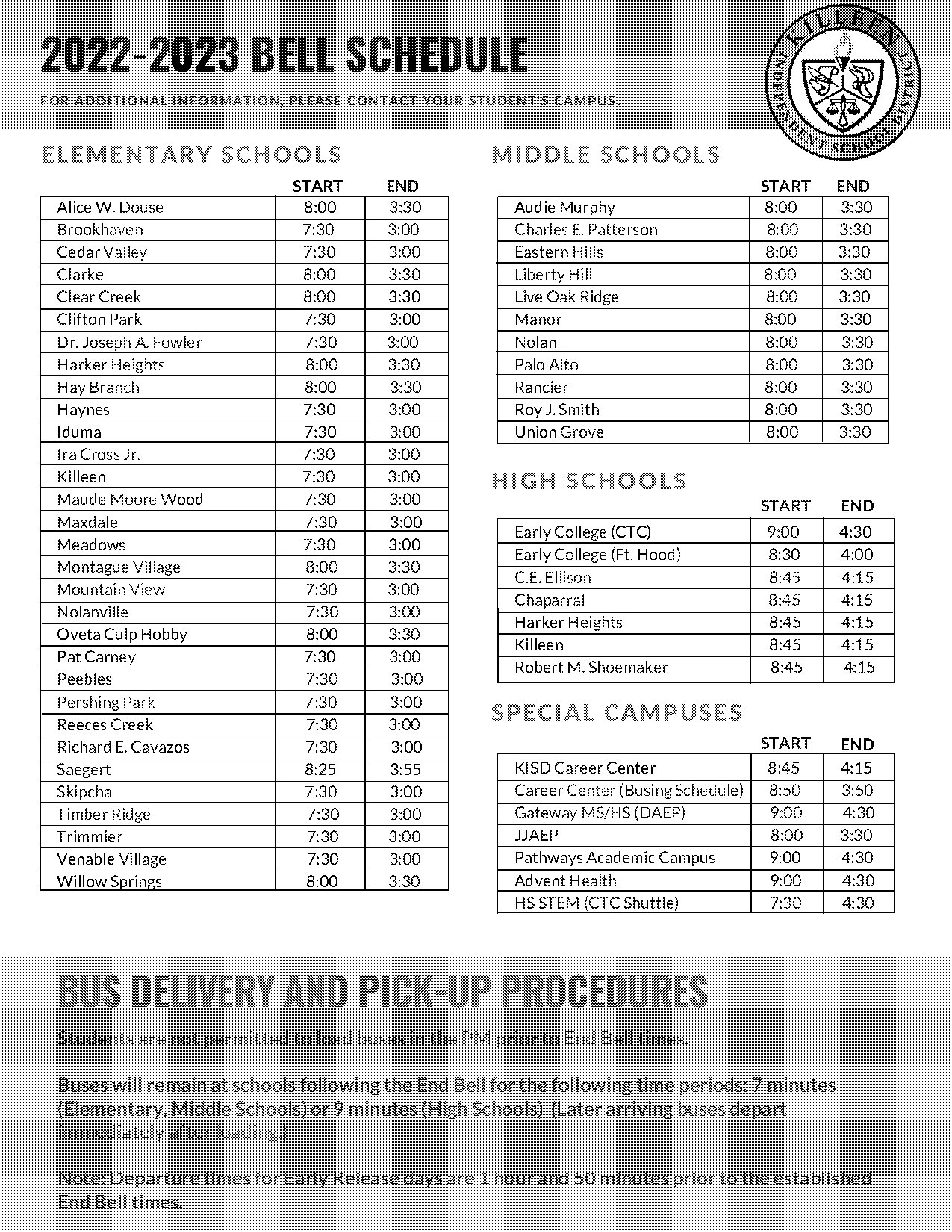 clear brook high school late arrival schedule