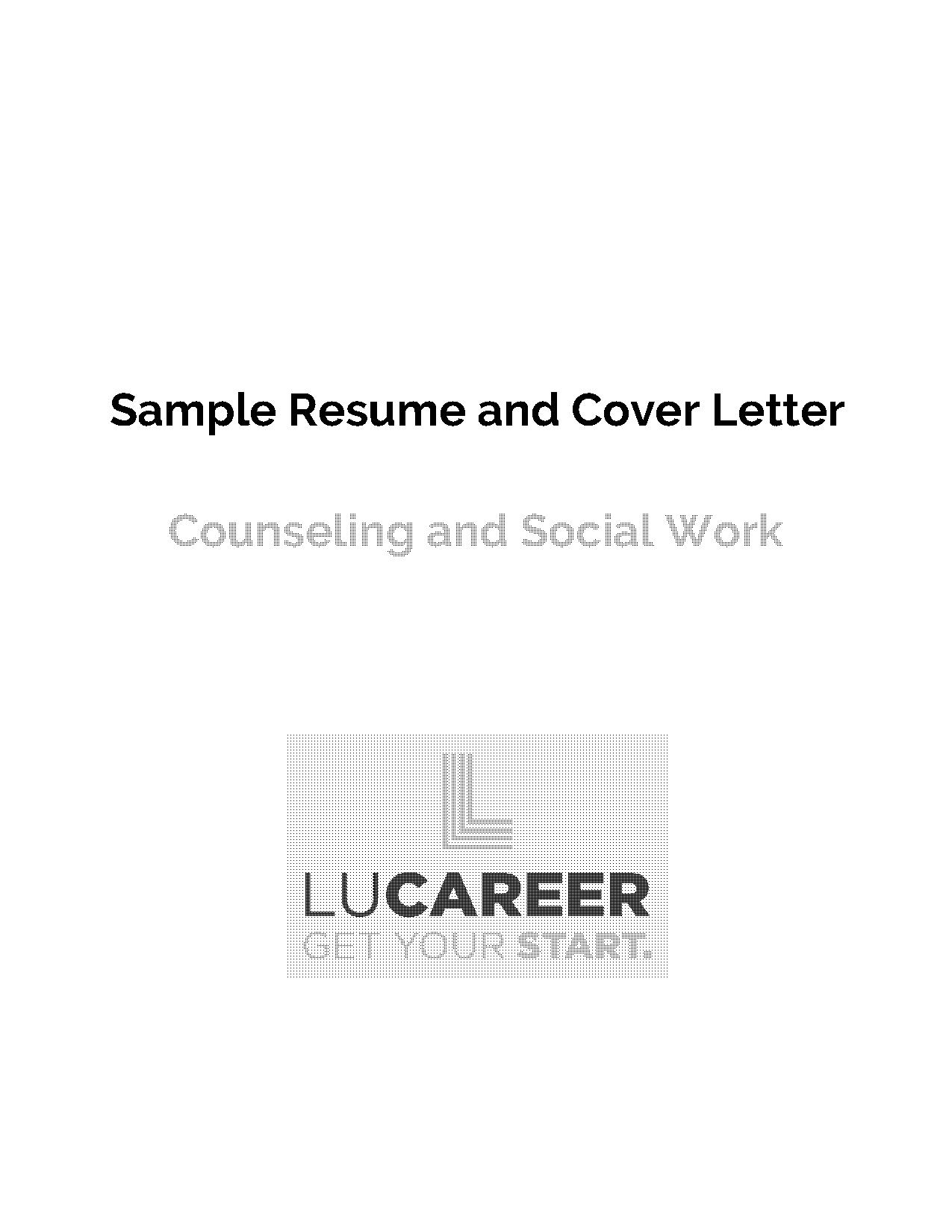 sample social service worker cover letter