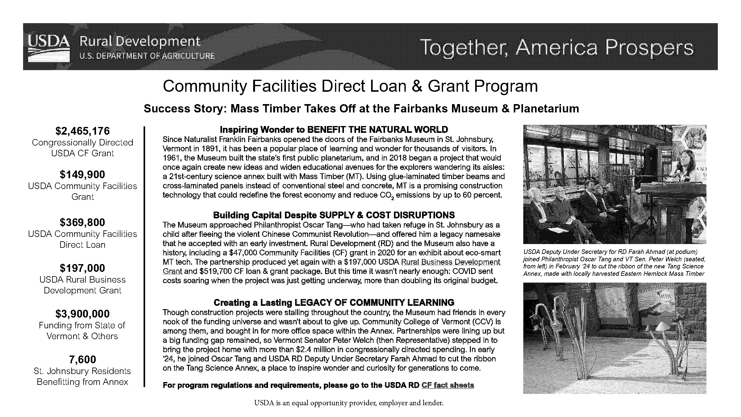 community facilities direct loan and grant program