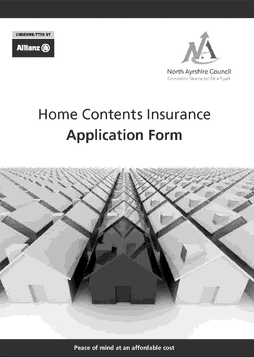 cunninghame housing application form