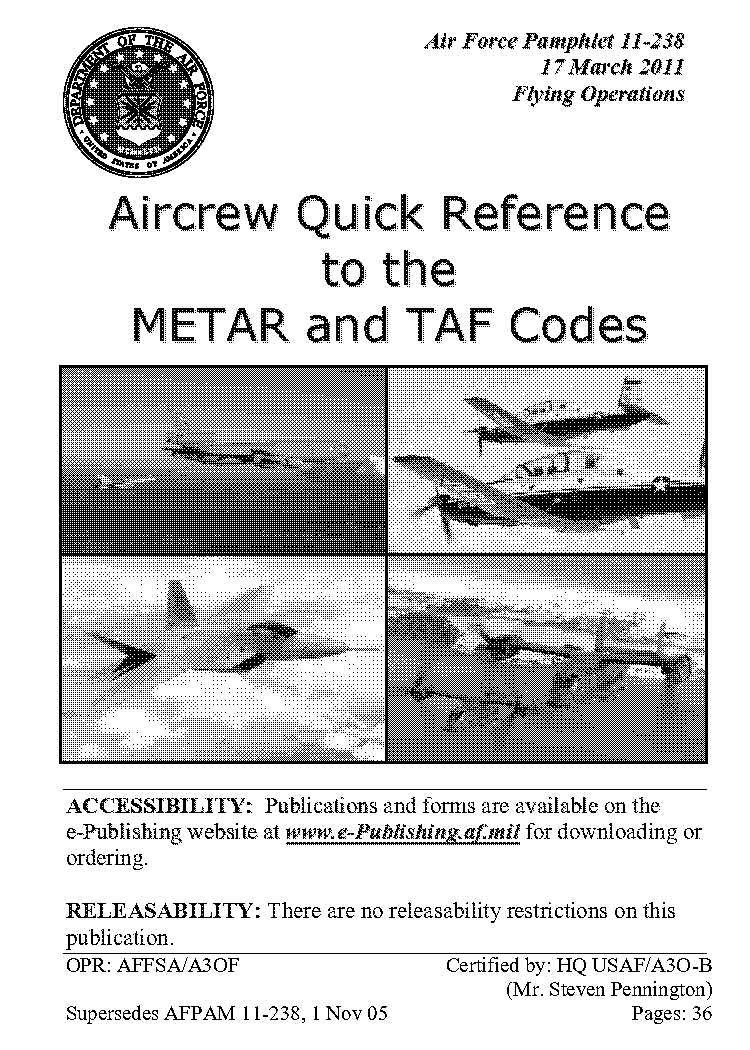 reading taf weather report