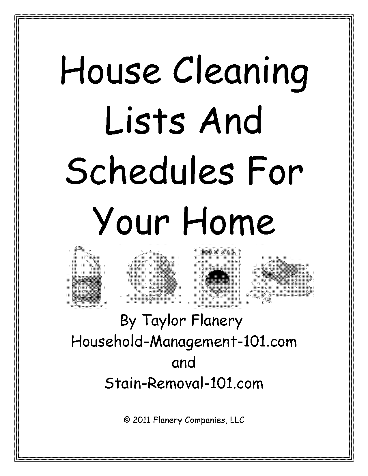 how to make a house cleaning spreadsheet