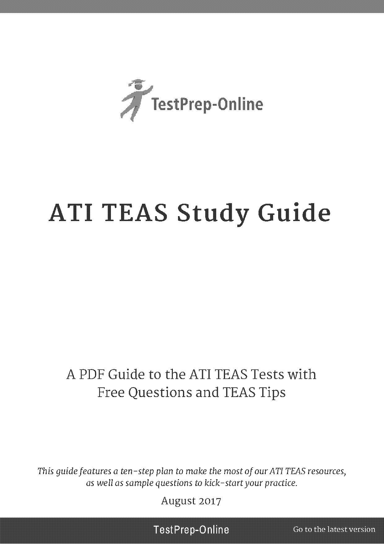 free ati teas study guide pdf