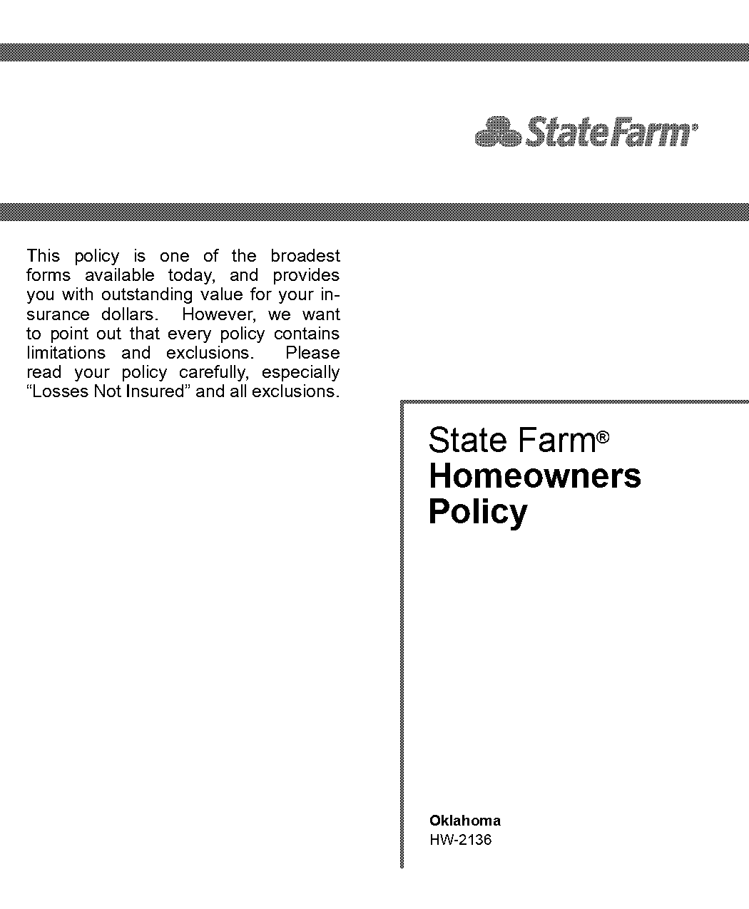 what limits does state farm offer