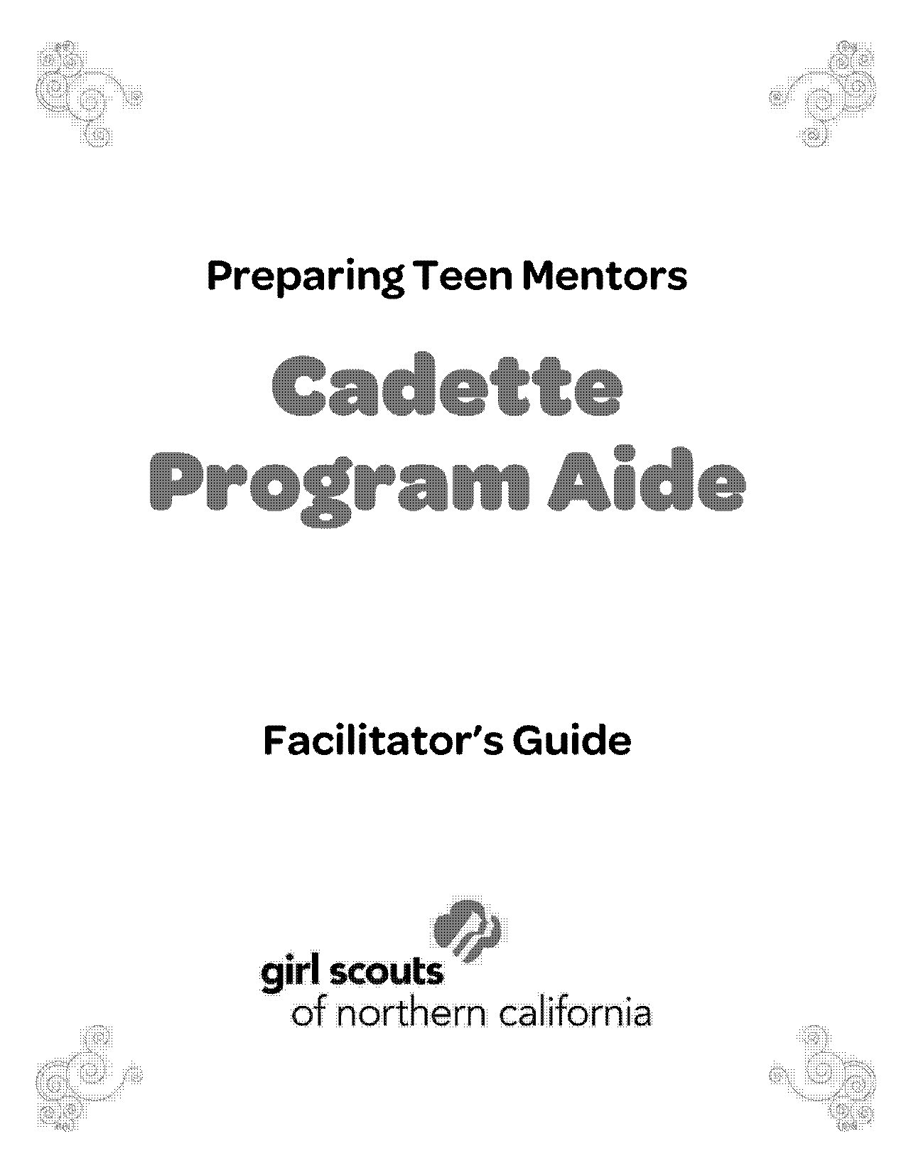 program aide requirements girl scouts