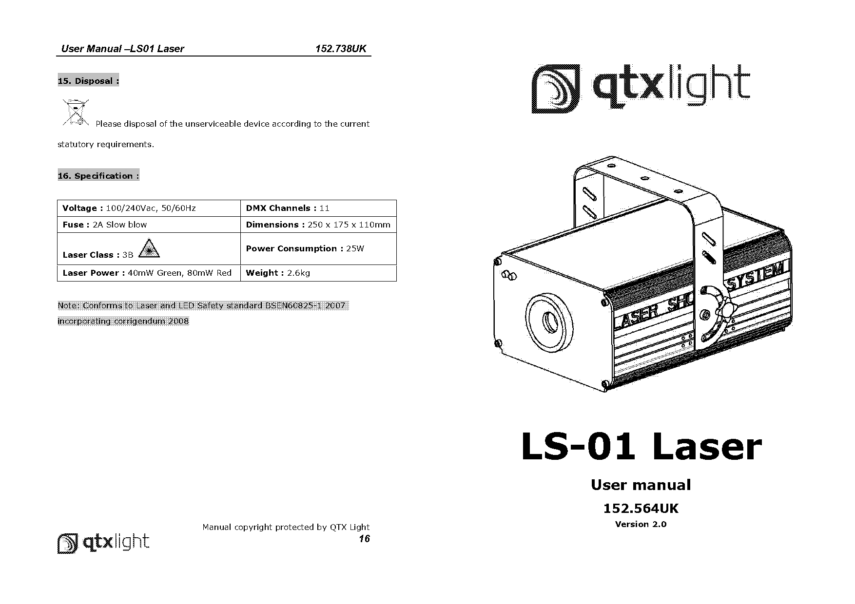 qtx vertical smoke machine manual