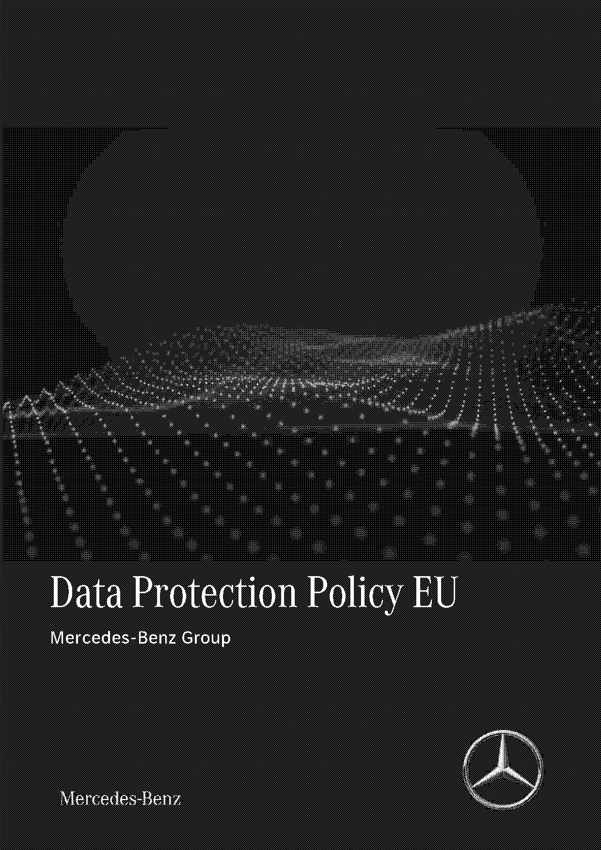 company data protection policy gdpr