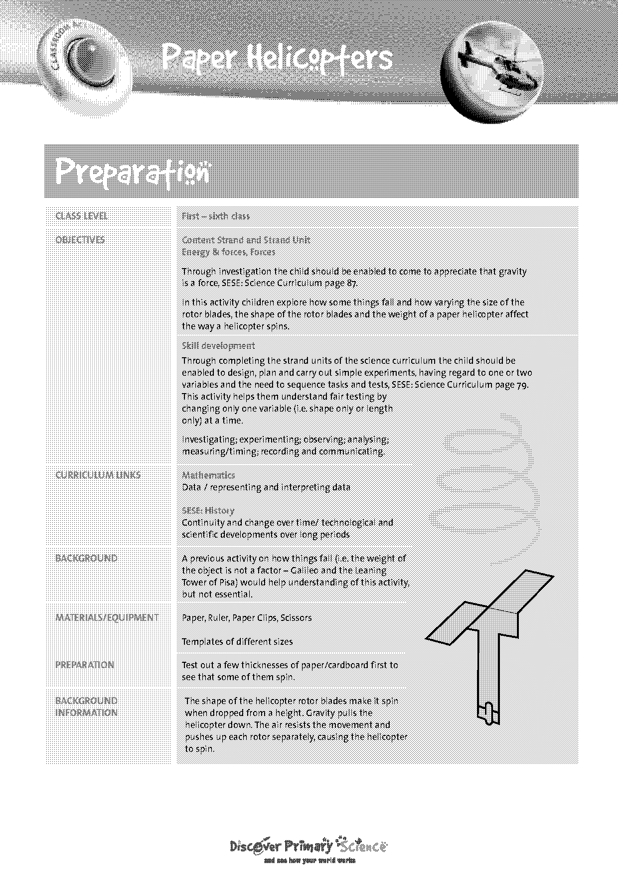 template to make a paper helicopter