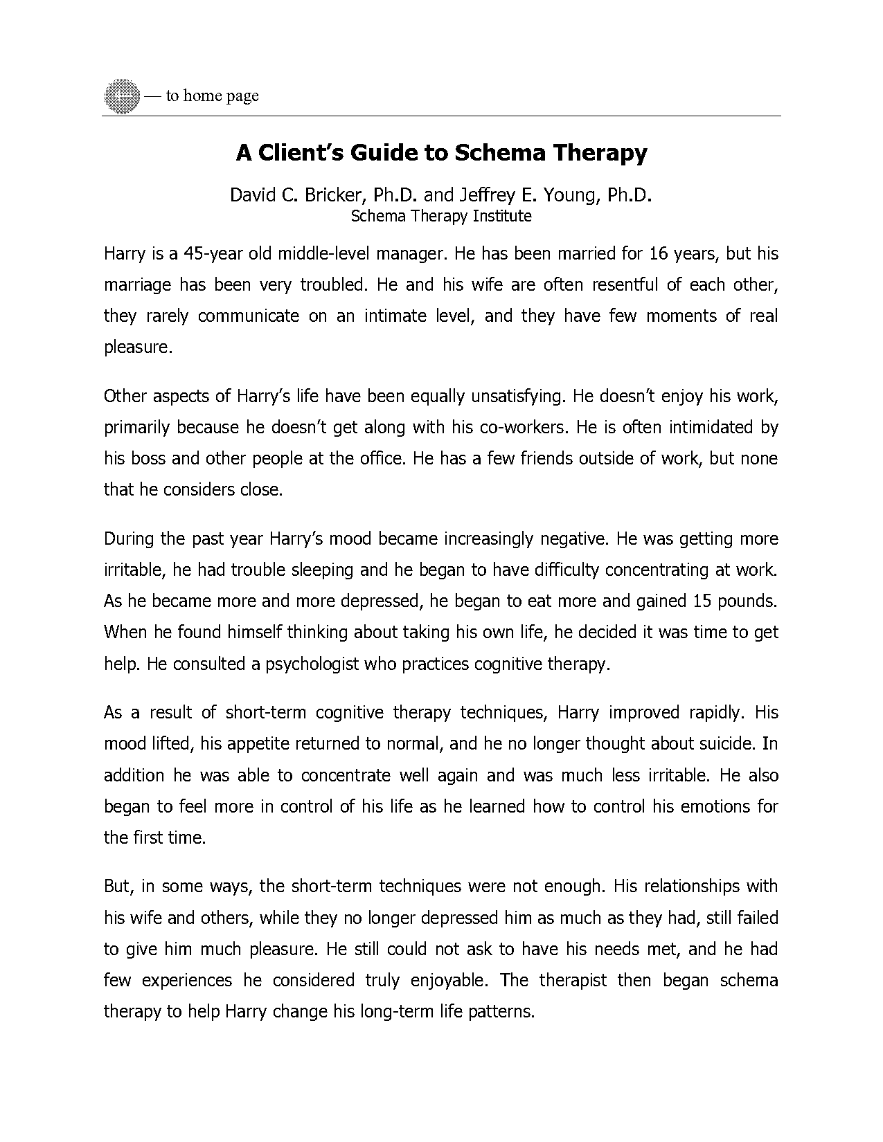 schema therapy surrender avoidence overcompensation