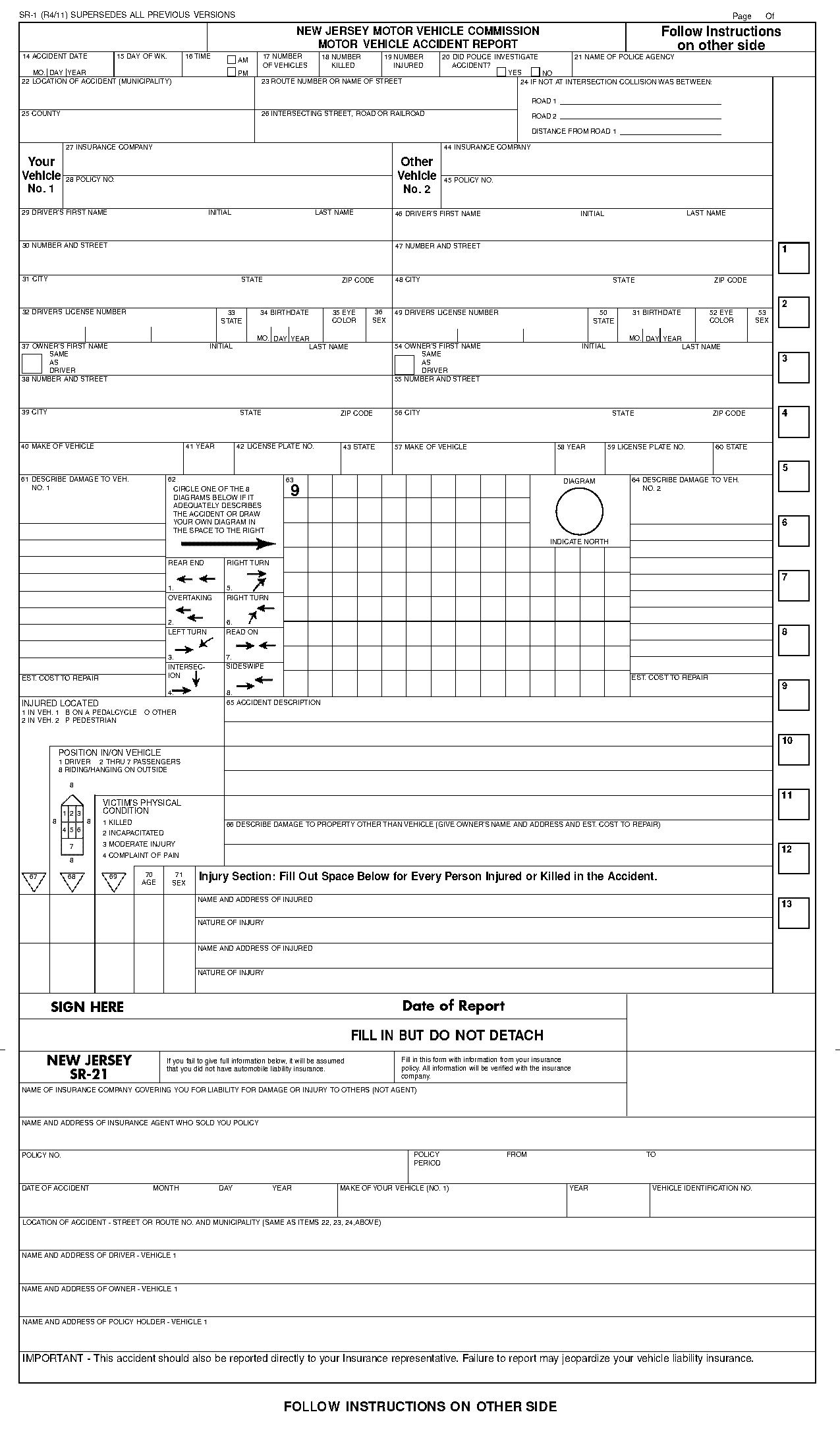 accident report example writing