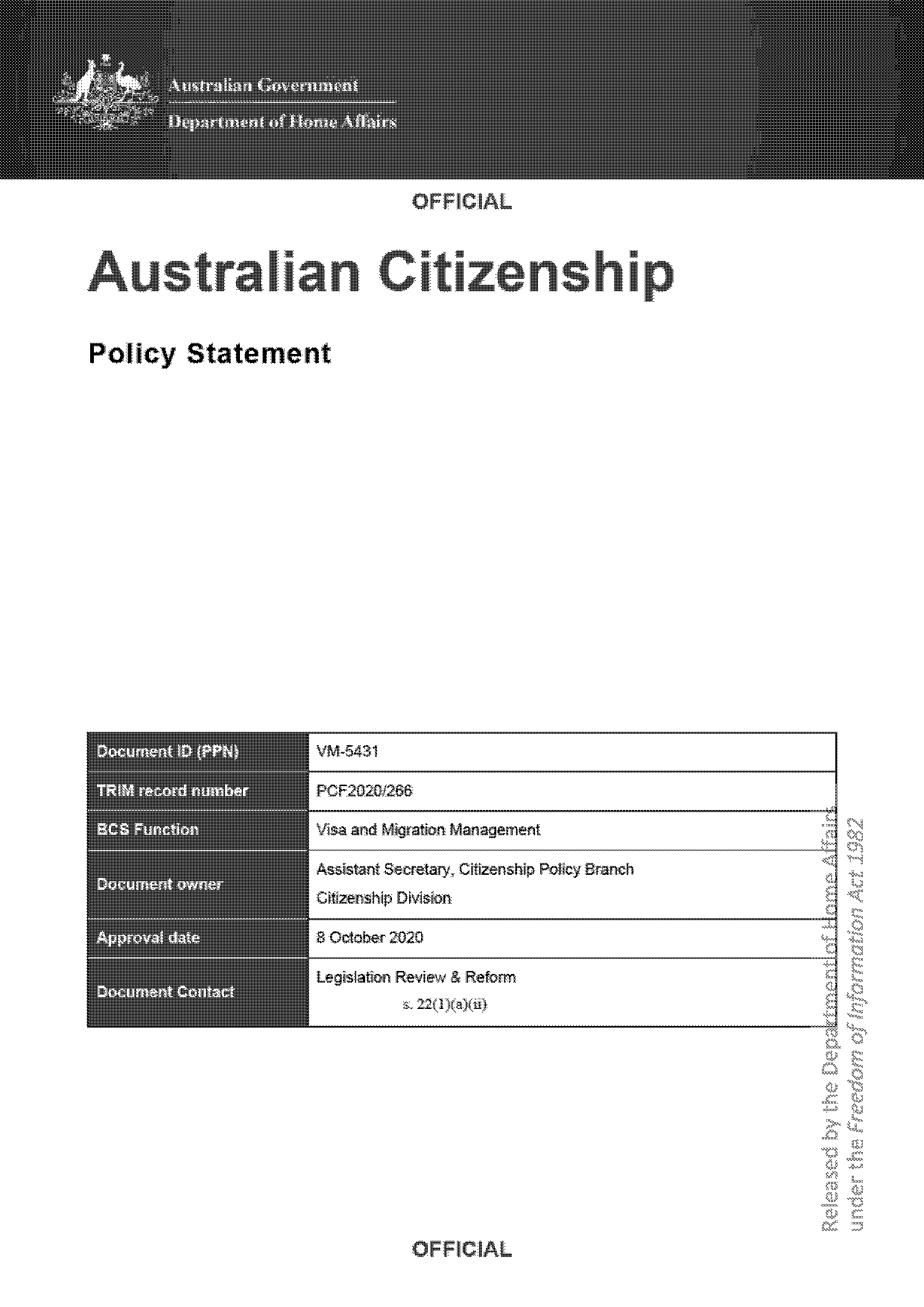 australian citizenship test book pdf