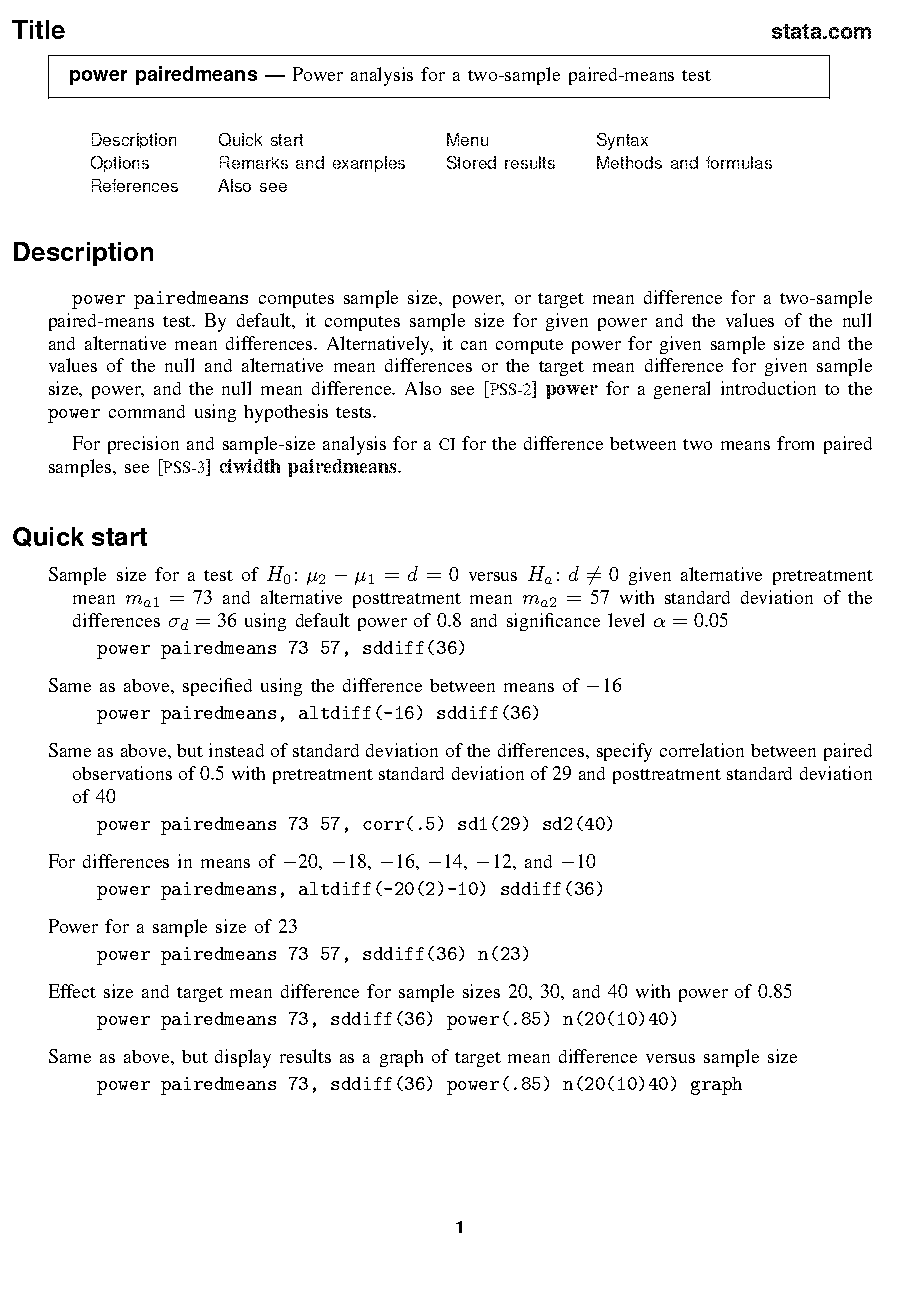 matched pairs sample size