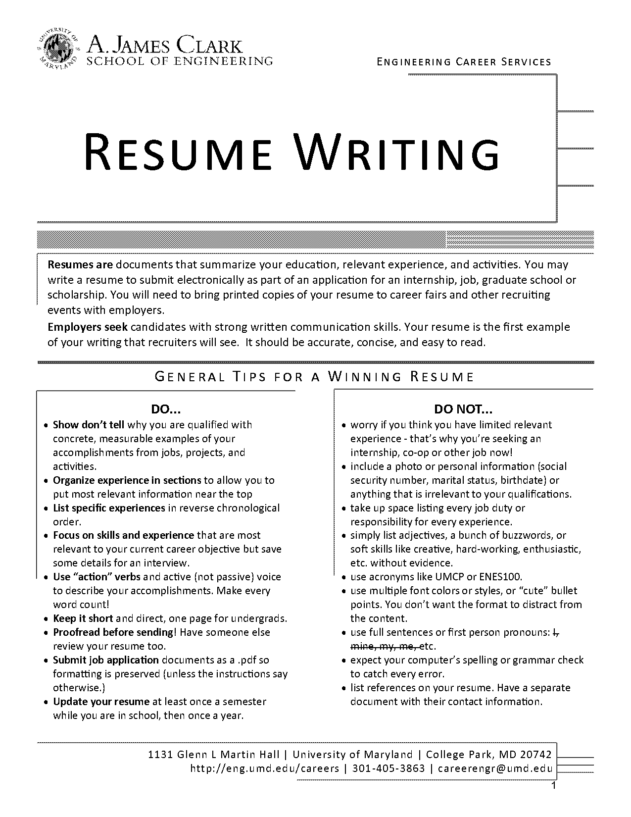 canadian engineering resume samples