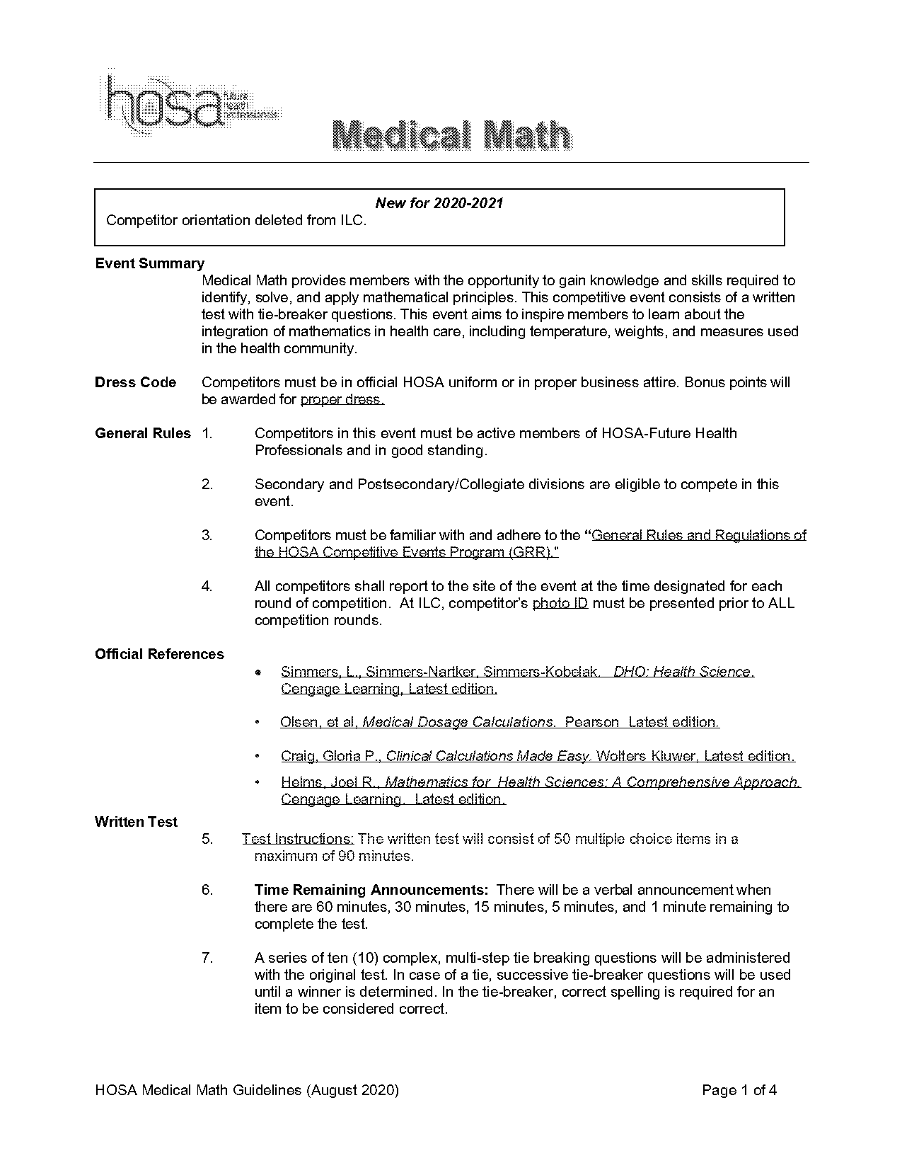 medical math worksheet answers