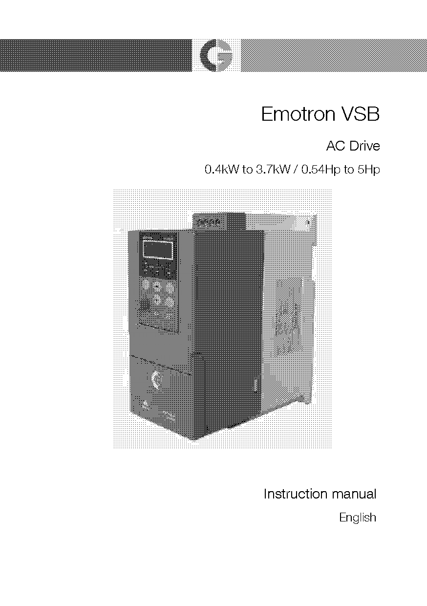 cg emotron vs ac drive manual