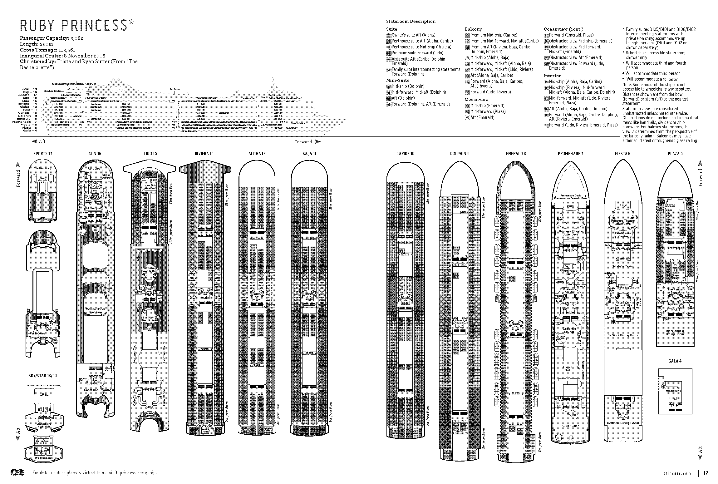 ruby princess deck plans pdf