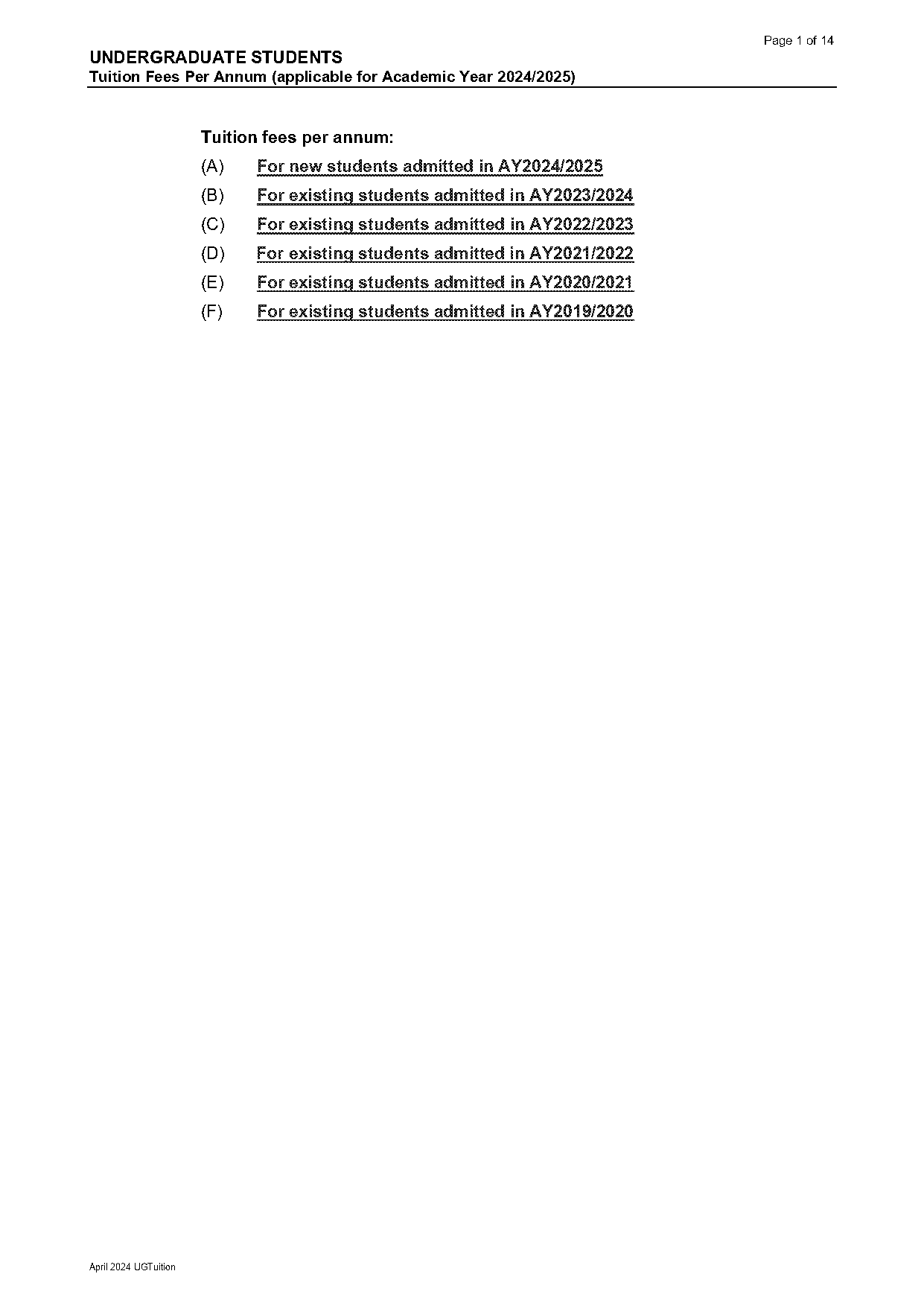 biomedical engineering nus requirements